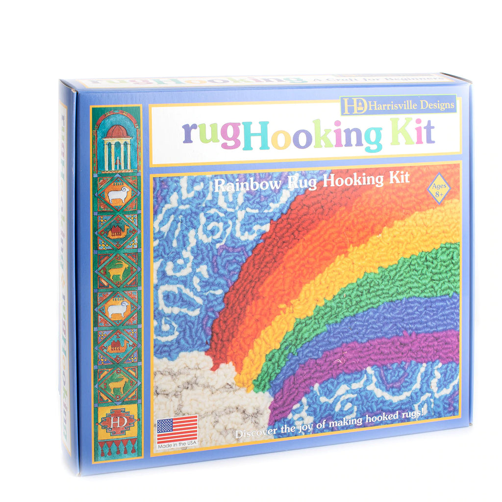 Rug Hooking Rainbow Kit